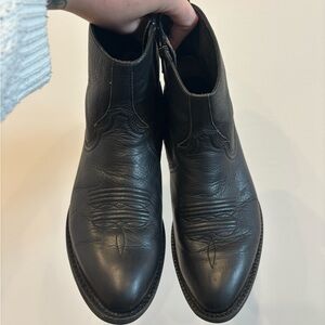 Ariat Black Leather Western Boots